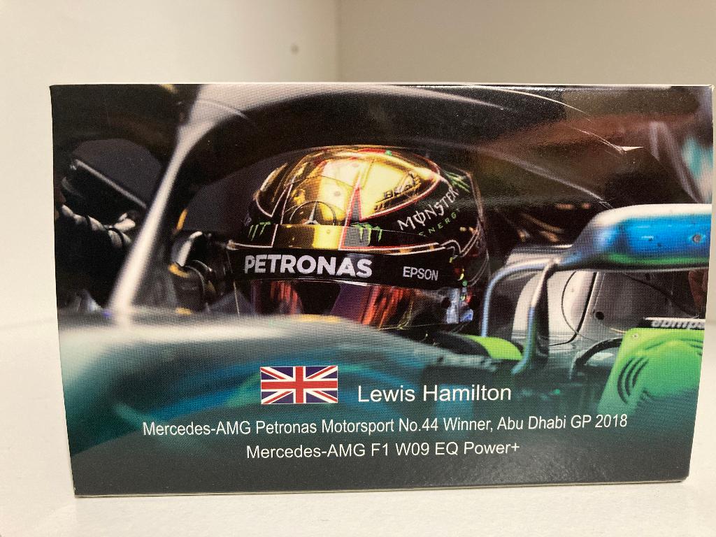 ✅ Lewis Hamilton 1:43 Winner Abu Dhabi GP 2018 Spark S6068, Ophalen of Verzenden, Nieuw, Formule 1