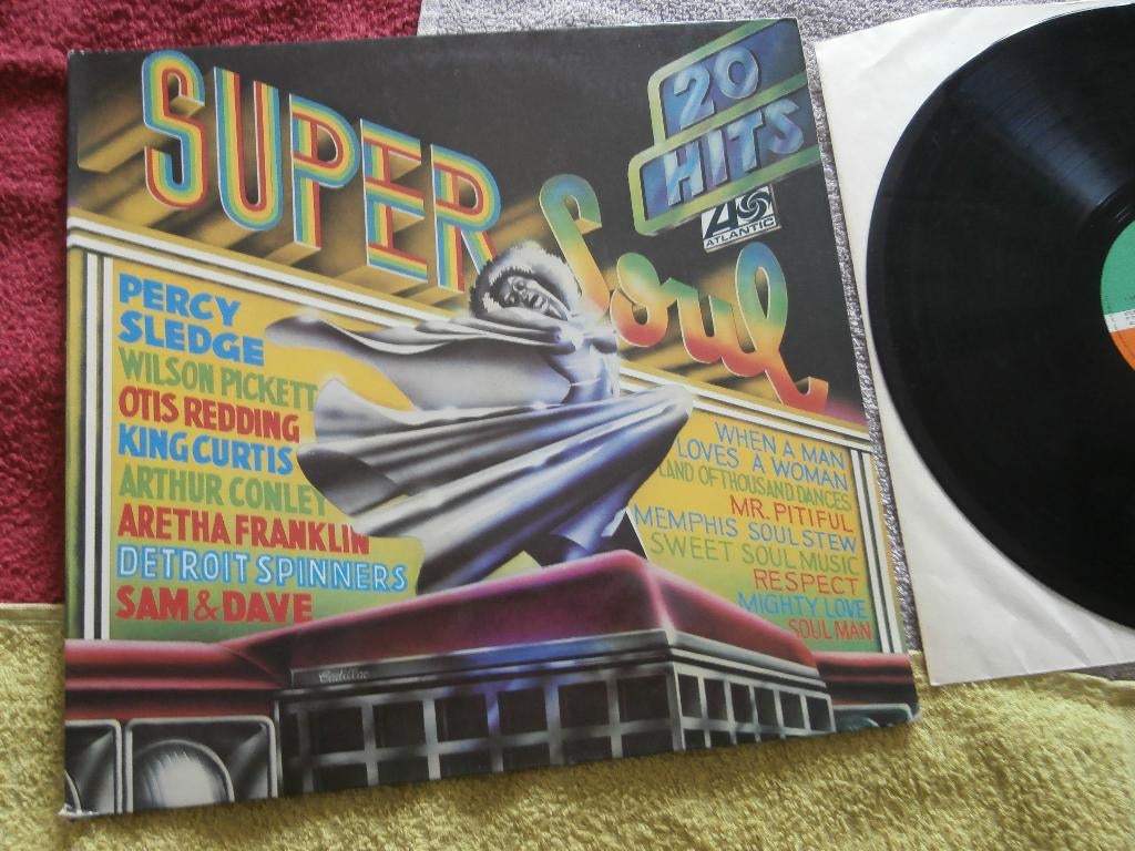 LP - Super Soul - Various Artists., Ophalen of Verzenden, Zo goed als nieuw, 12 inch, R&B en Soul
