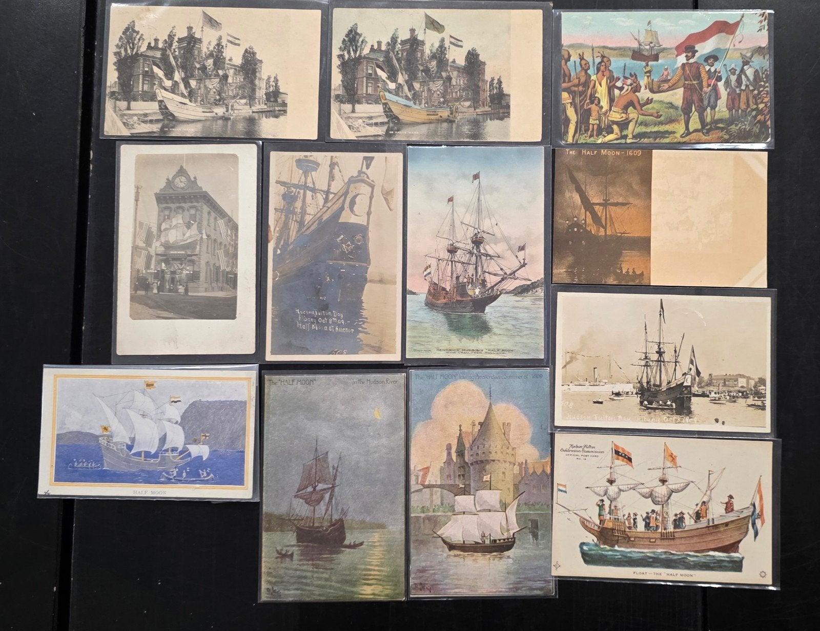 Serie ansichtkaarten Voc Halve maen, Ophalen of Verzenden, Voor 1940, Overige onderwerpen