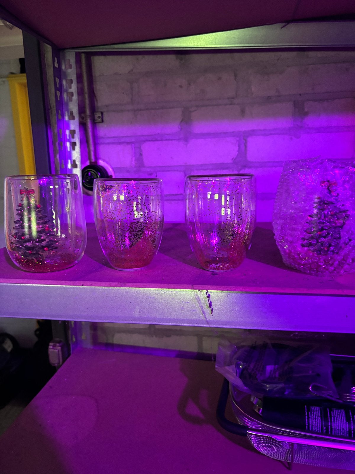 Set van 4 kerstglazen / kerstdecoratie, Ophalen of Verzenden