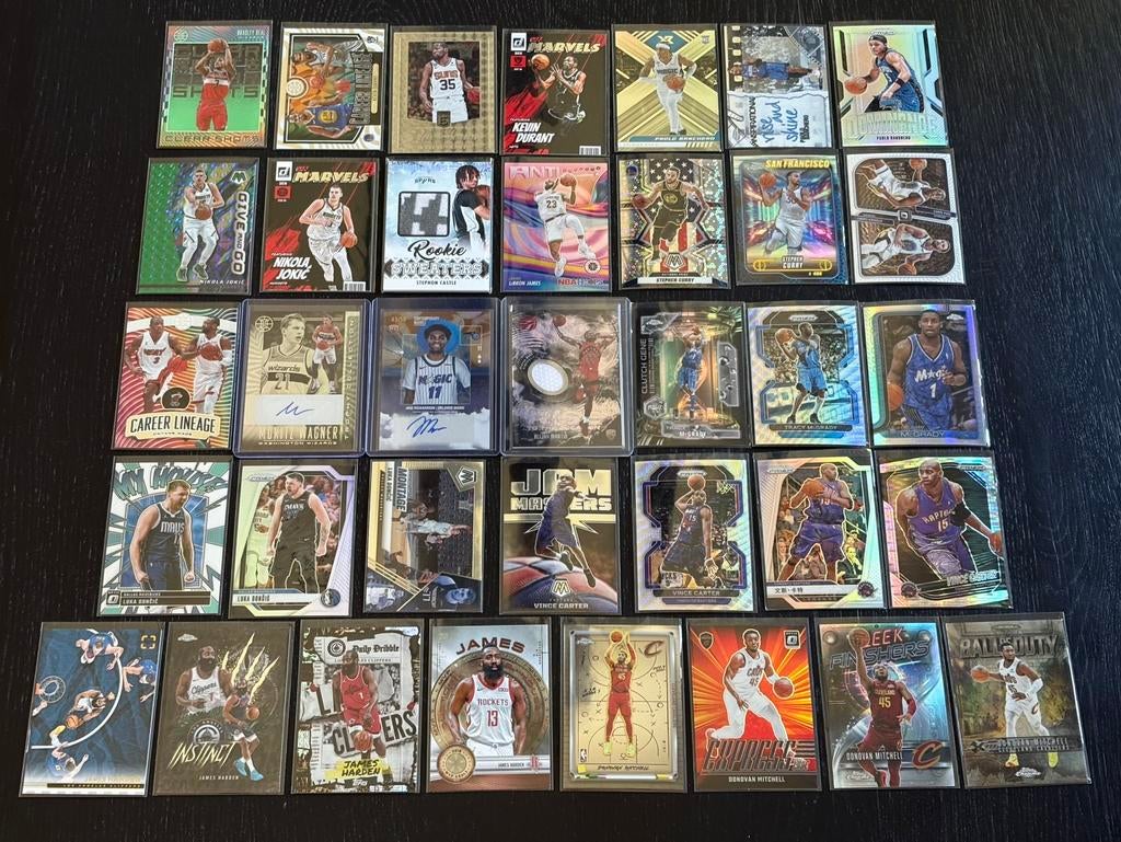 Inserts en parallels sterspelers NBA basketbalkaarten, Ophalen of Verzenden, Zo goed als nieuw, Meerdere plaatjes