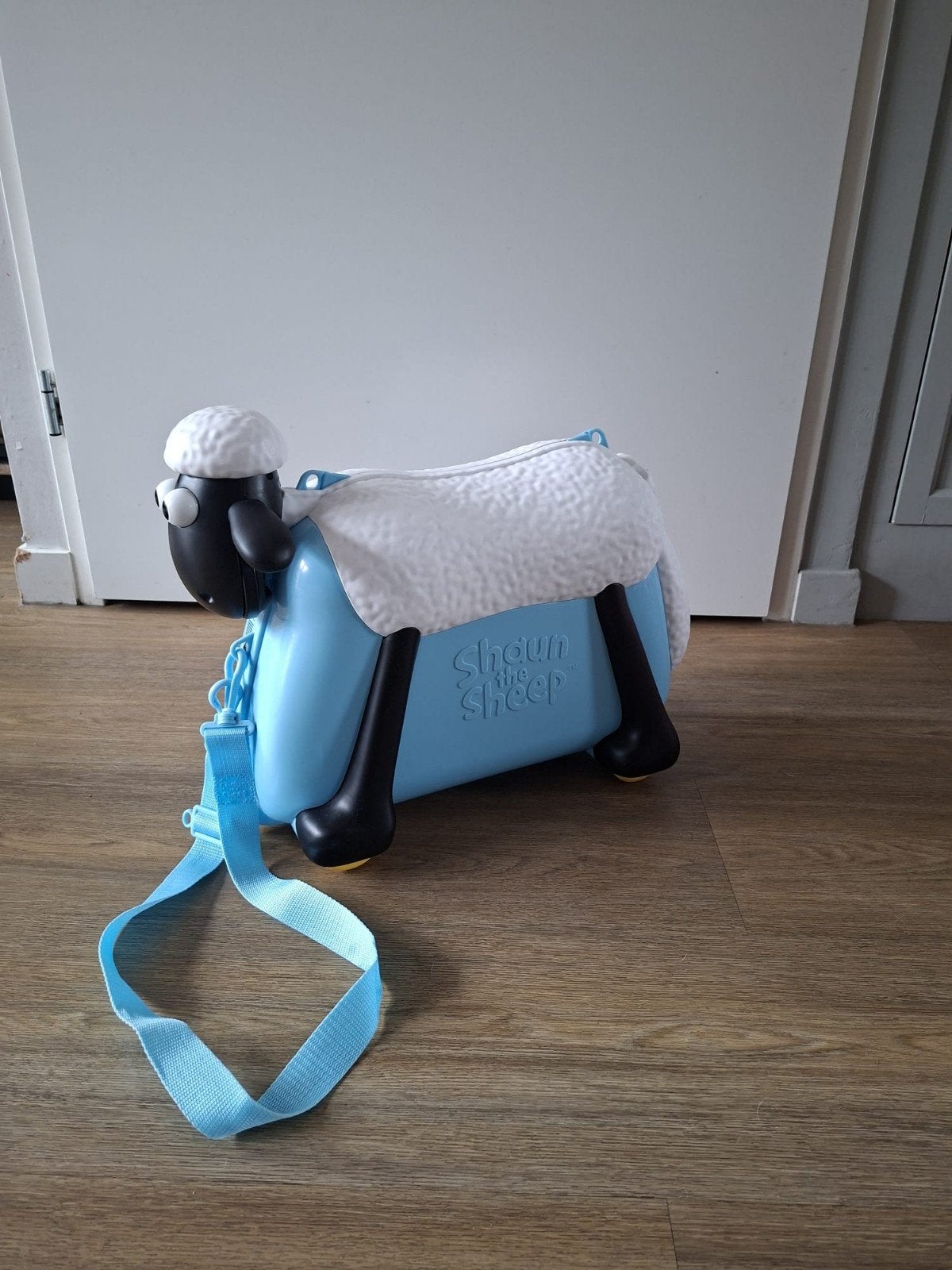 Setprijs! Shaun het Schaap Koffer - Roze en Blauw Reisbagage, Ophalen of Verzenden, Zo goed als nieuw