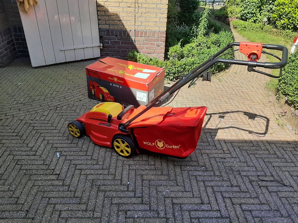 Grasmaaier Wolf Garten A370E IZGS, Ophalen, Gebruikt, Mulchfunctie