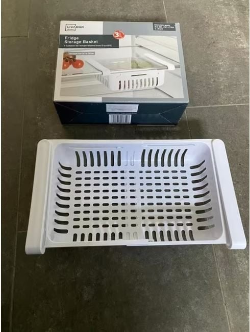 Koelkast Organizer Opbergbakje uitschuifbaar, Overige typen, Kunststof, Nieuw, Ophalen of Verzenden