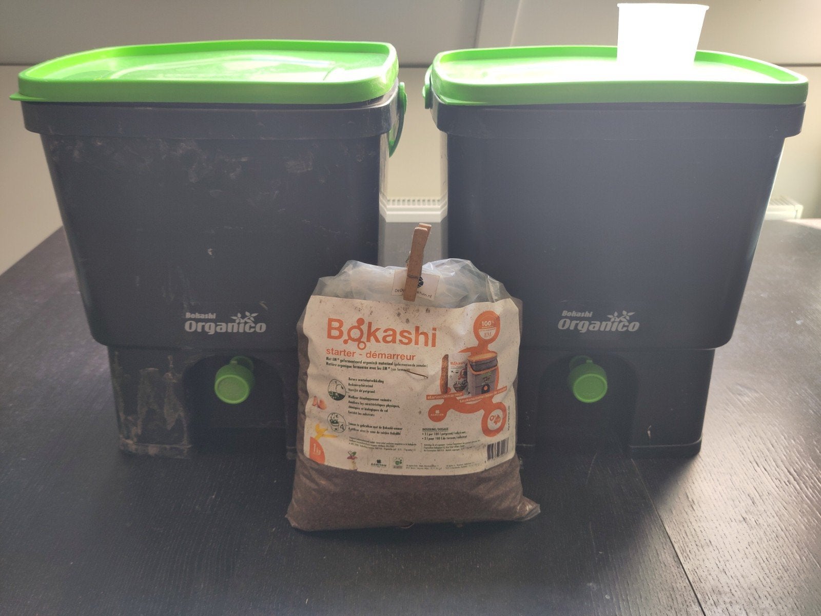 Bokashi Organico Compostbakken met Starter, Tuin en Terras, Aarde en Mest, Compostbak, Ophalen of Verzenden