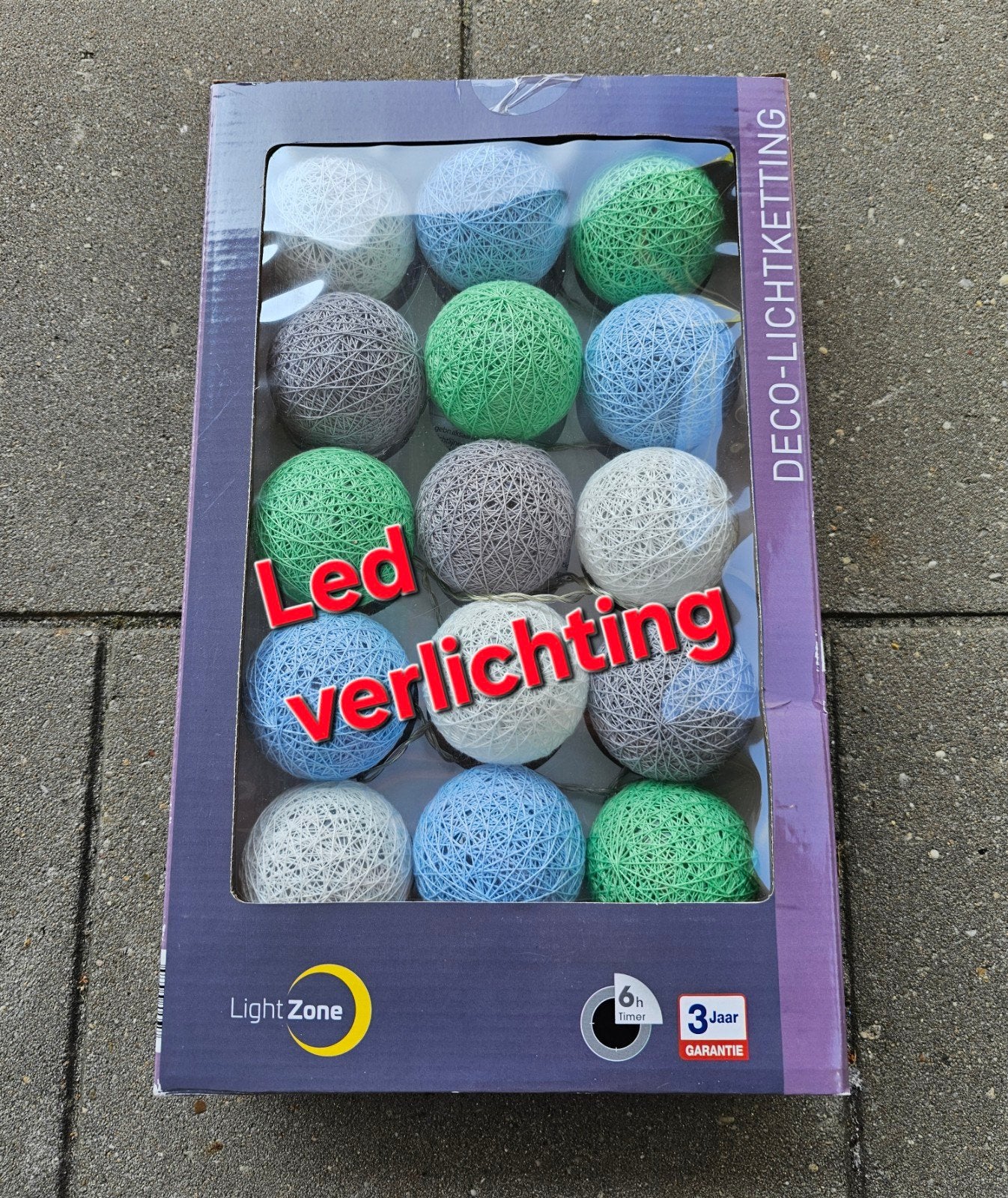 Led verlichting, sier verlichting, deco, ballen verlichting,, Ophalen of Verzenden, Nieuw