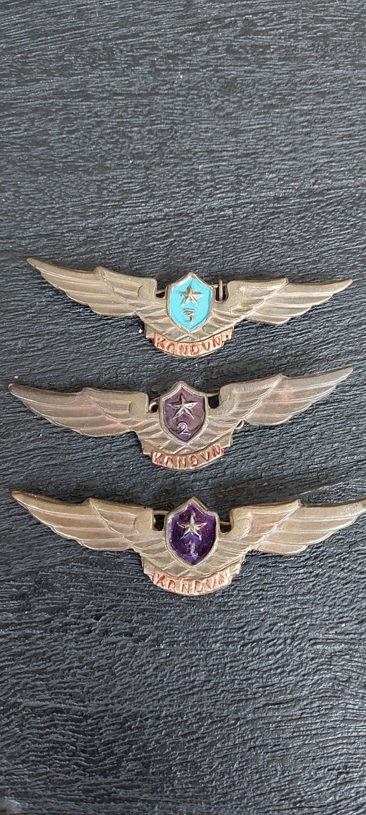 metalen VC Air Force Air Crew Wings 1st - 2rd, 3RD Class, vi, Verzamelen, Ophalen of Verzenden