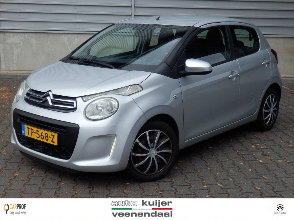 Citroën C1 1.2 PureTech Shine * I 5 drs. I Airco I Touchscr, Auto's, Voorwielaandrijving, Euro 5, Stof, Gebruikt