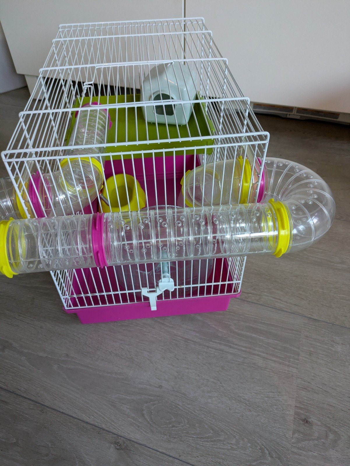 Ferplast hamster kooi laura, Minder dan 60 cm, 110 cm of meer, Ophalen of Verzenden, Zo goed als nieuw