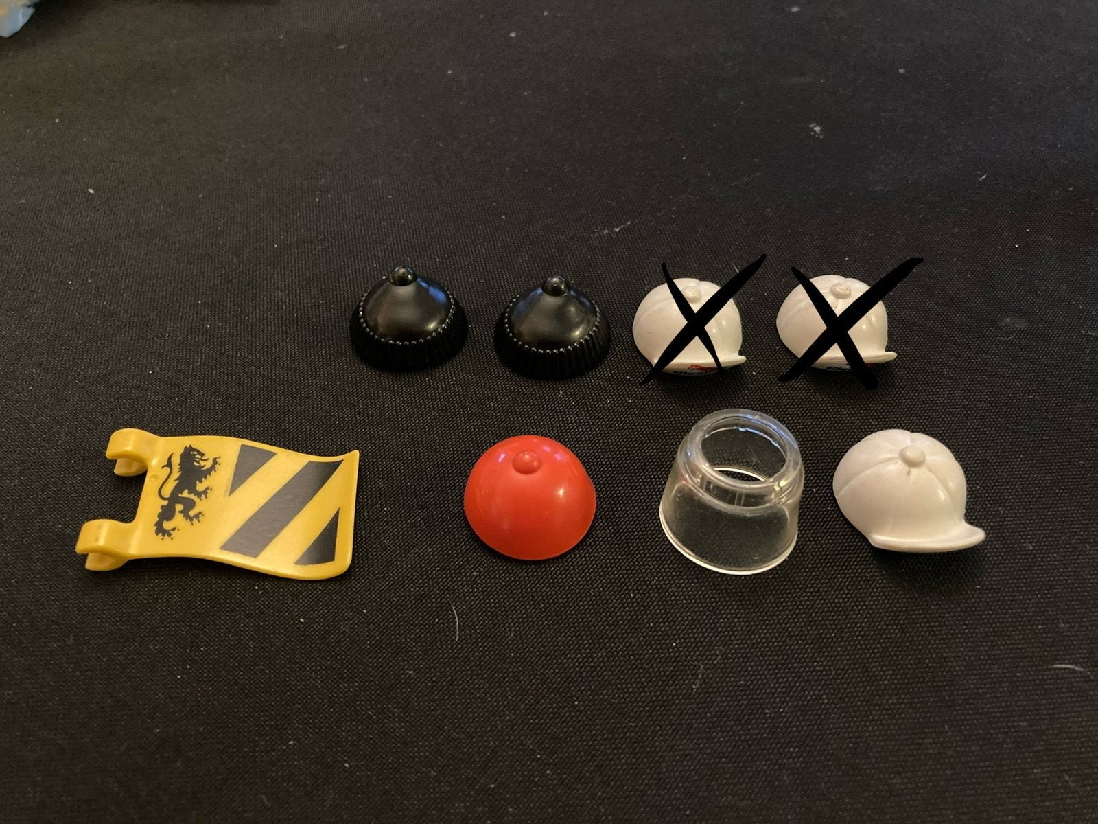 Playmobil vlag, hoed…, Ophalen of Verzenden, Zo goed als nieuw