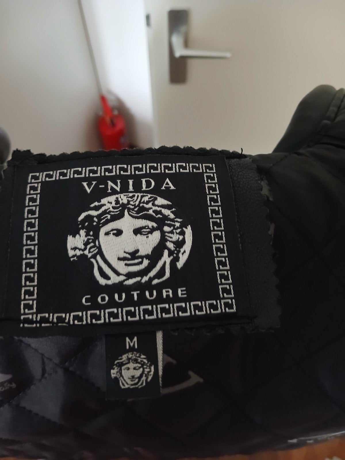 lederen dames of heren jas ., Kleding | Heren, Ophalen, Zo goed als nieuw, Maat 48/50 (M), Zwart