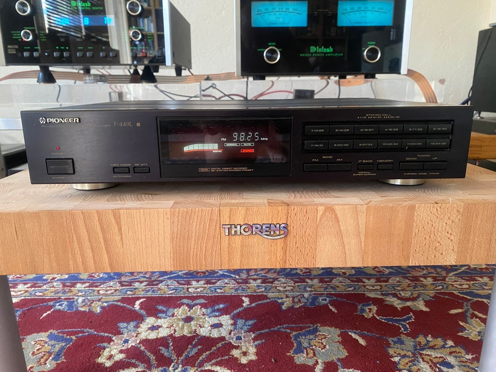 PIONEER F 449 tuner, Ophalen of Verzenden, Zo goed als nieuw