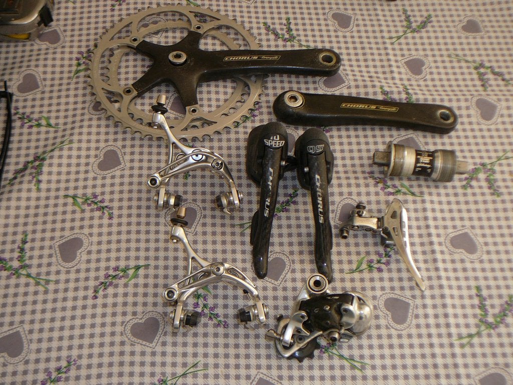 Complete CAMPAGNOLO CHORUS CARBON, Ophalen, Gebruikt, Campagnolo, Racefiets
