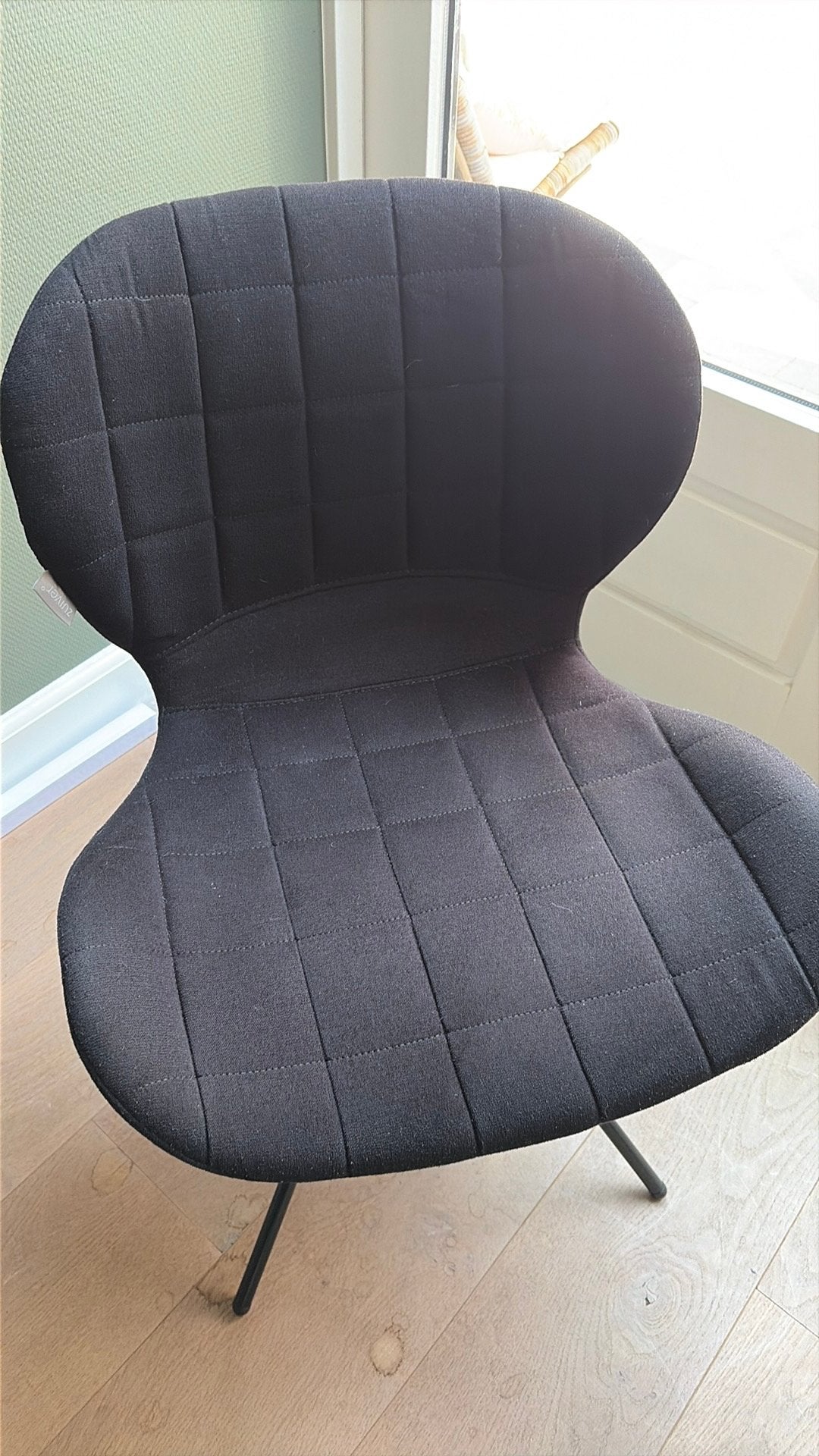 2 Eetkamer stoelen ZUIVER, Ophalen, Overige materialen, Twee, Zwart