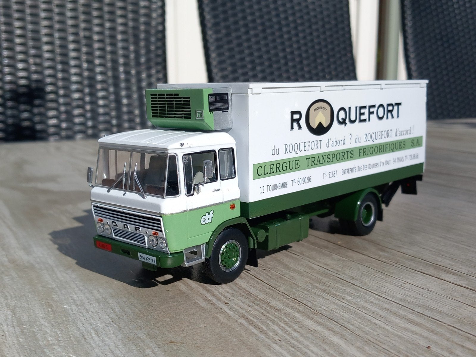 DAF A 2600 "Roquefort"  1970.  1/43, Ophalen of Verzenden, Nieuw, Bus of Vrachtwagen, Overige merken