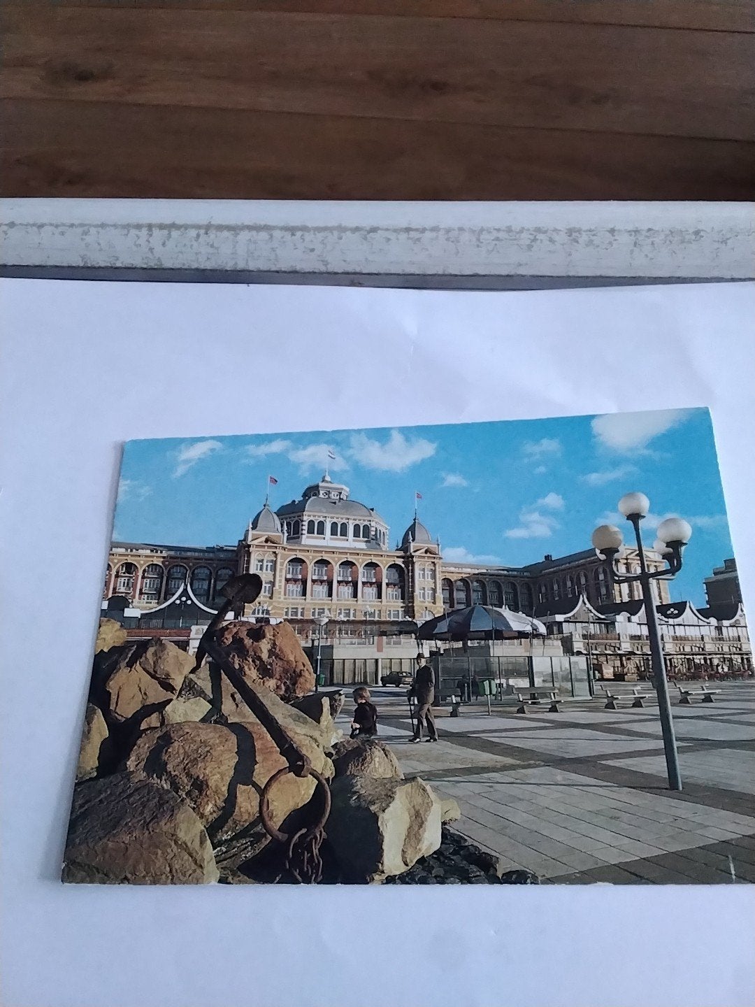 Oude ansichtkaart Kurhaus Scheveningen, Gelopen, Ophalen of Verzenden, 1960 tot 1980, Gelopen, Zuid-Holland