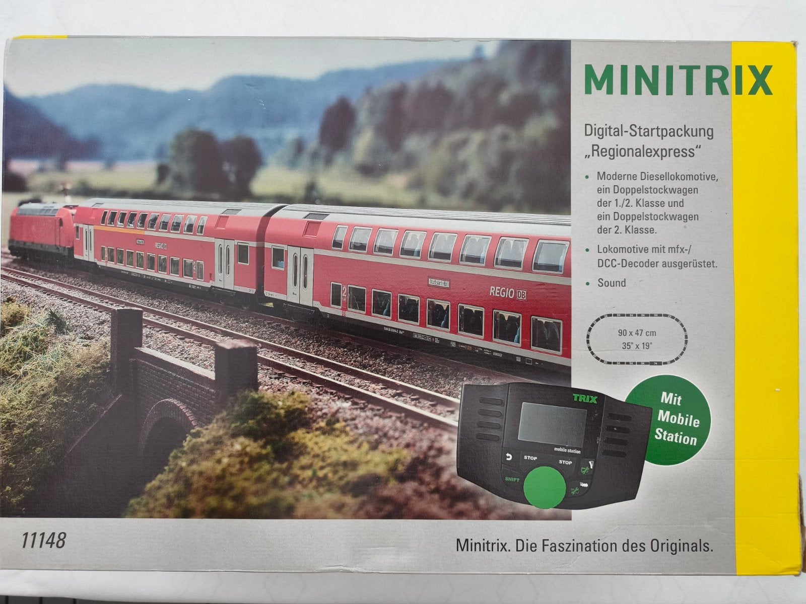 Minitrix Digital-Startpackung "Regionalexpress" 11148, Ophalen of Verzenden, Zo goed als nieuw, Gelijkstroom, Trix