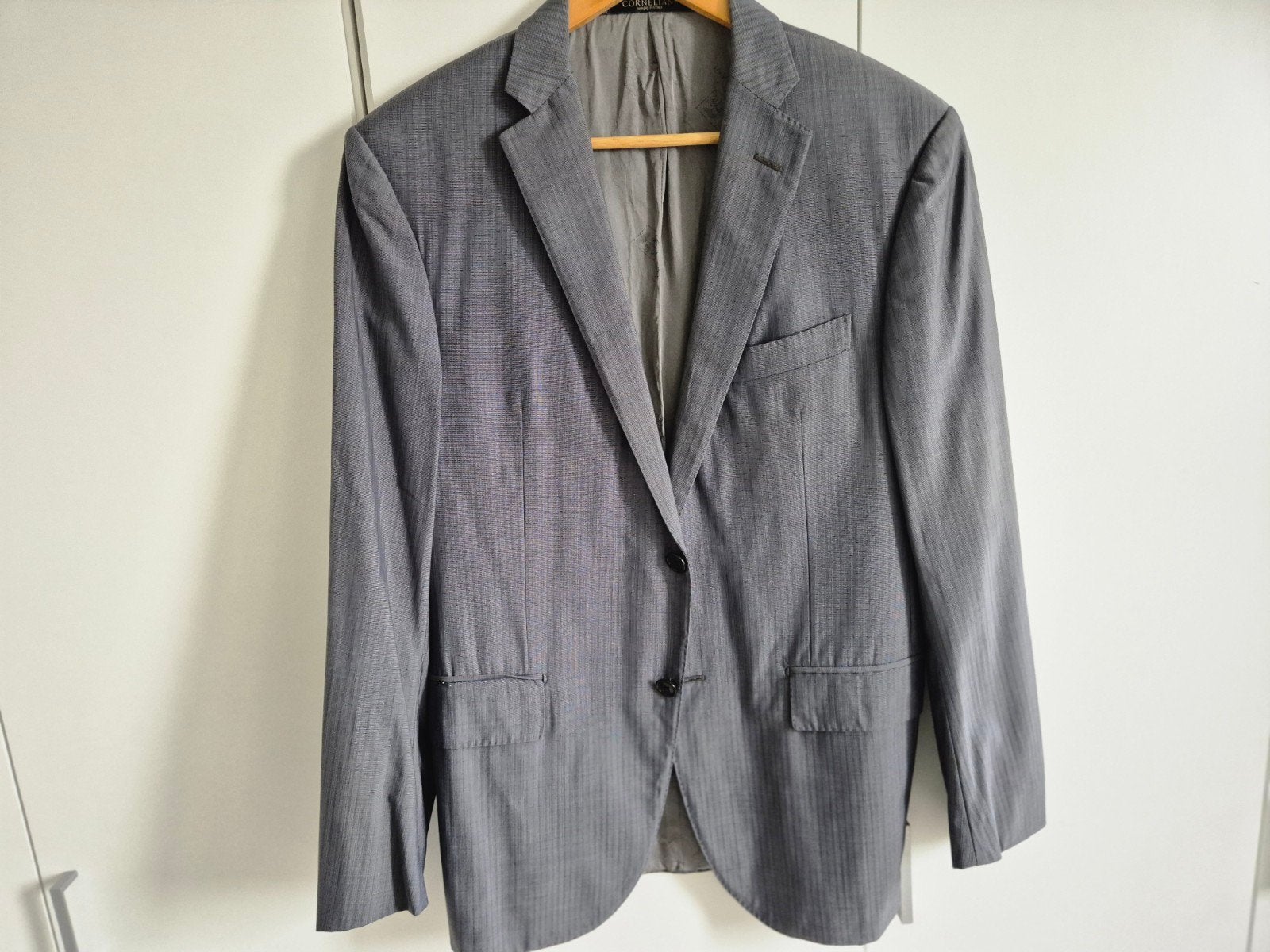 corneliani colbert 50, Corneliani, Maat 48/50 (M), Ophalen of Verzenden, Grijs