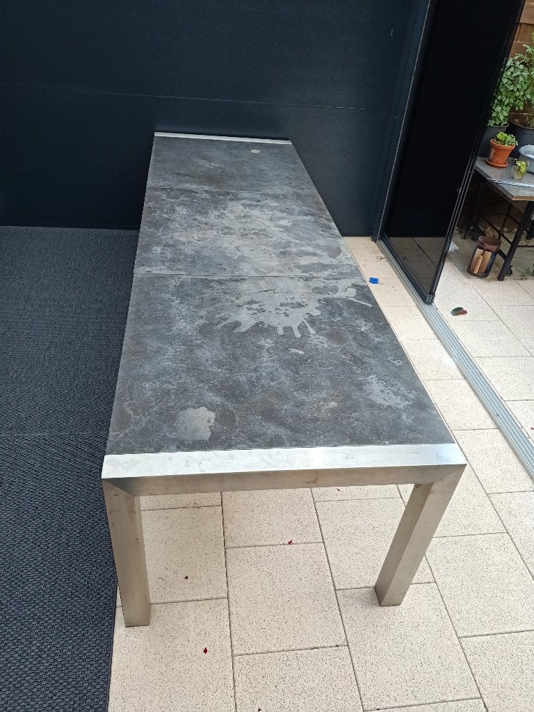 tuintafel, Tuin en Terras, Ophalen, Zo goed als nieuw, Rechthoekig, Overige materialen