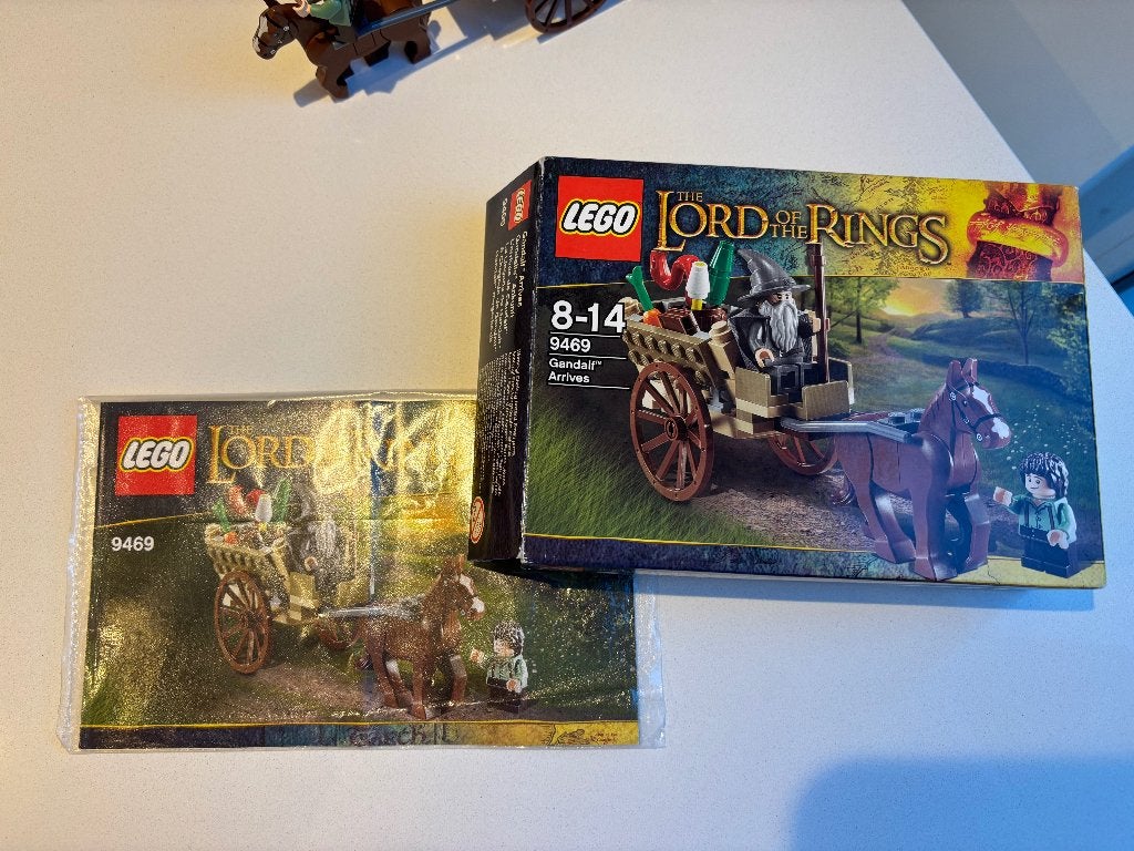 LEGO Lord of the Rings 9469 Gandalf Arrives, Inclusief instructies, Overige thema's, Lego, Ophalen of Verzenden