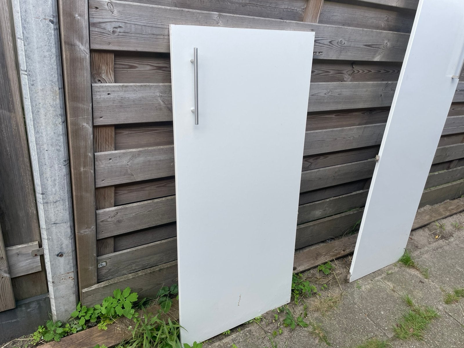 IKEA BILLY OXBERG Kastdeur Wit 40x97 cm – Met Greep, Ophalen, Gebruikt