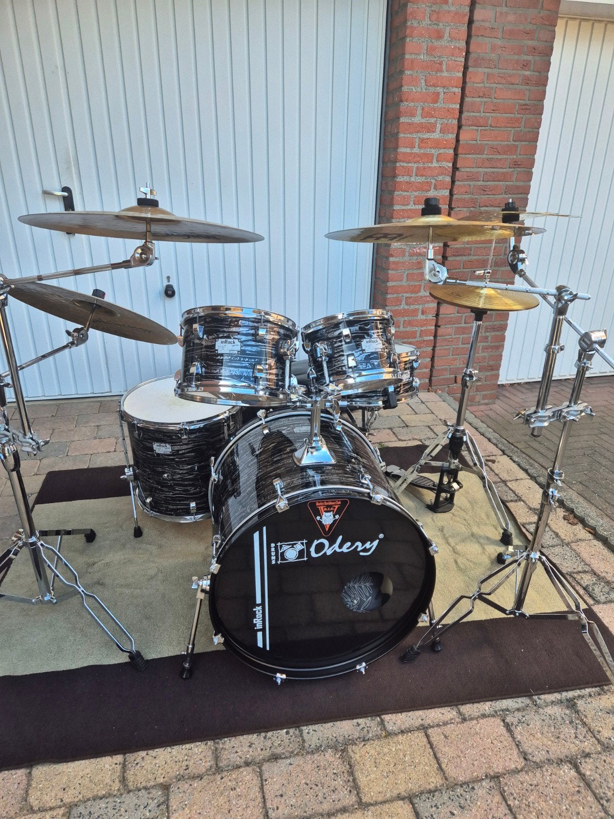 te koop drumstel (Odrey inrock), Ophalen, Gebruikt