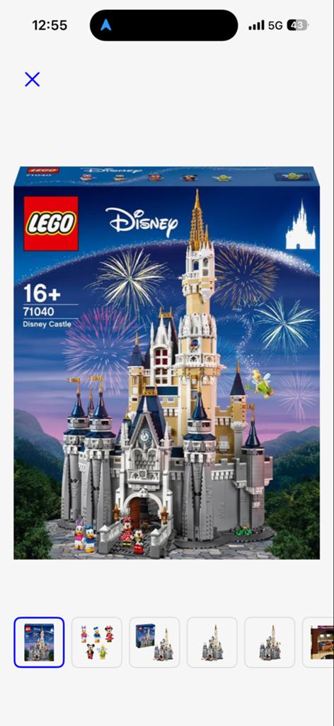 LEGO Disney Kasteel 71040 - Nieuw in doos (klein scheurtje), Ophalen of Verzenden, Nieuw, Overige merken