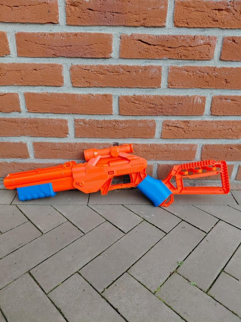 Nerf gun sniper Orange., Kinderen en Baby's, Speelgoed | Buiten | Actiespeelgoed, Ophalen of Verzenden, Zo goed als nieuw