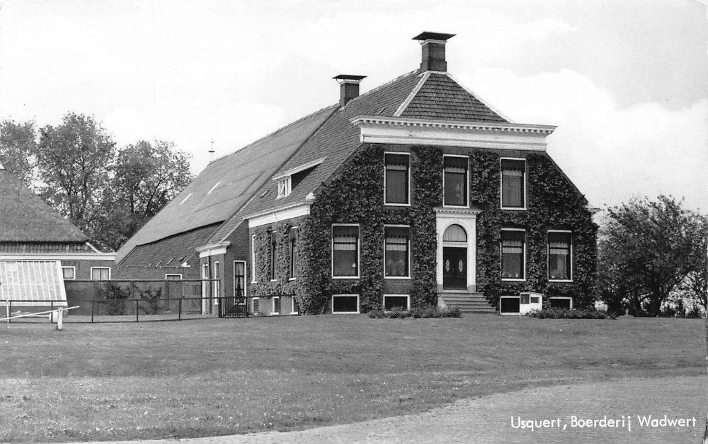 506 Usquert - Boerderij Wadwert, Ophalen of Verzenden, 1960 tot 1980, Gelopen, Groningen