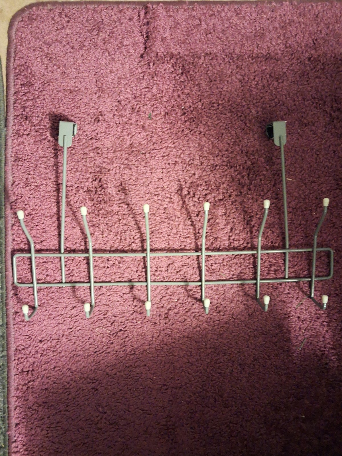 Deurkapstok met dubbele haken - 51x30cm, Gebruikt, Wandhaken, Ophalen of Verzenden, Minder dan 100 cm