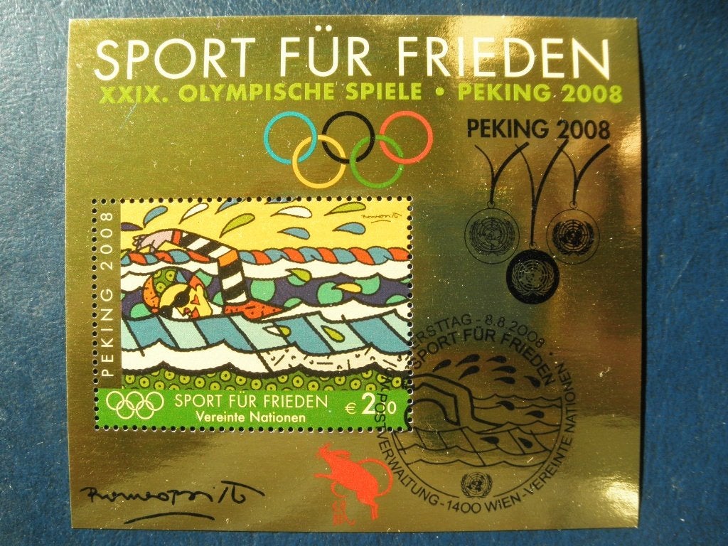 Postzegels VN Oostenrijk 2000 Olympische Spelen - cw 4,50 pf, Ophalen of Verzenden, Postfris