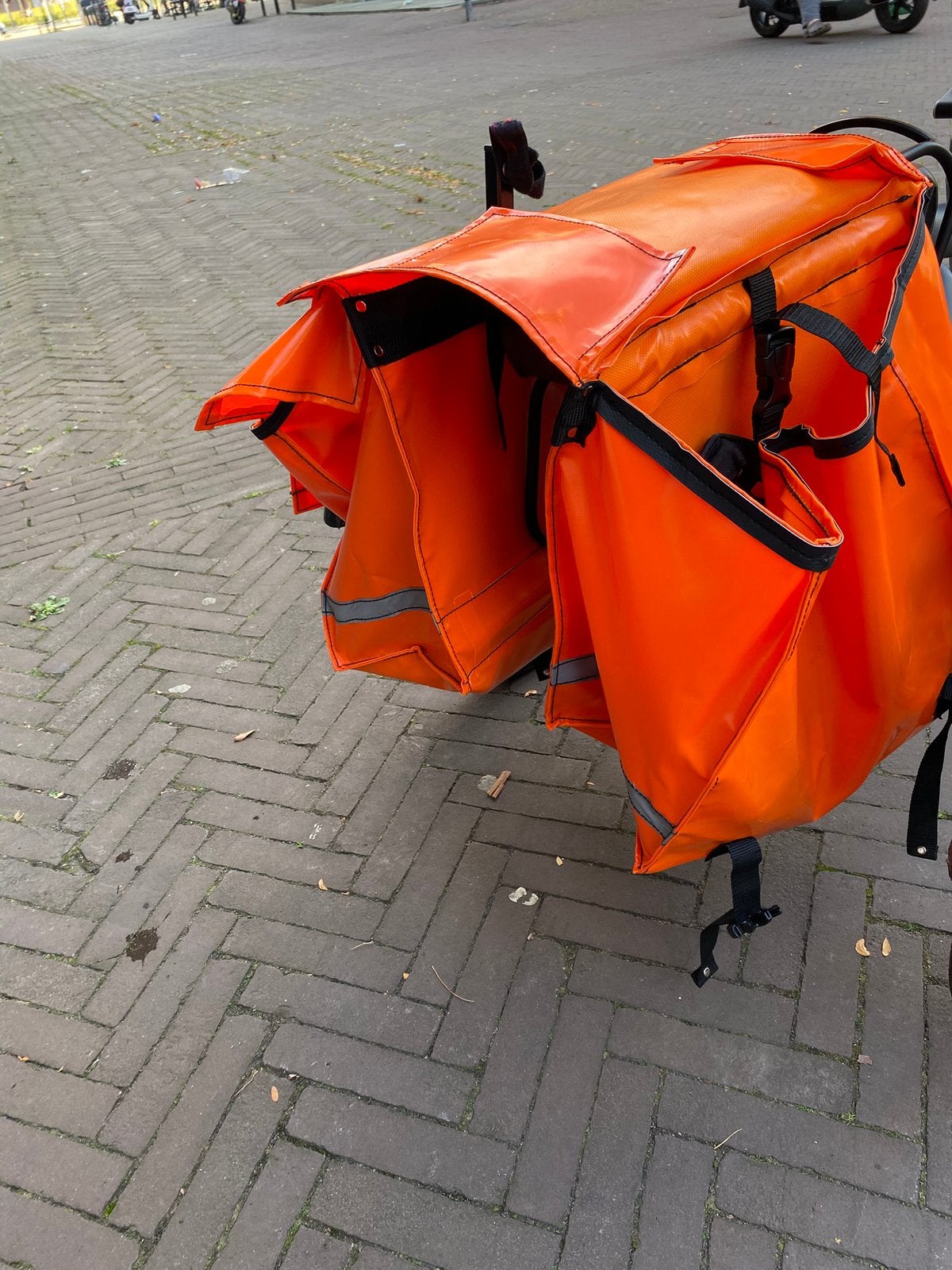 Knaloranje grote dubbele fietstassen van de Poort, Ophalen of Verzenden, Nieuw