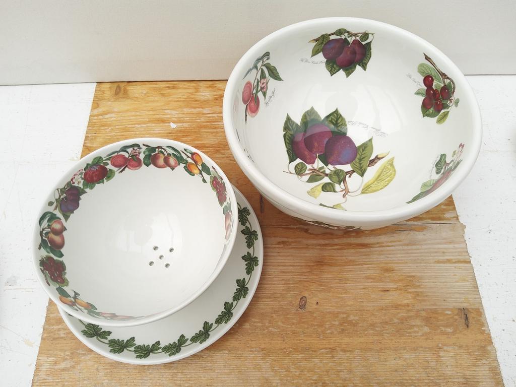 Portmeirion - Pamona - Fruittest en Fruitschaal - Vintage, Antiek en Kunst, Ophalen of Verzenden