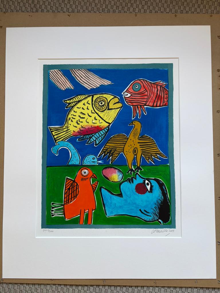 Corneille, handgesigneerde litho/grafiek 2009, Ophalen