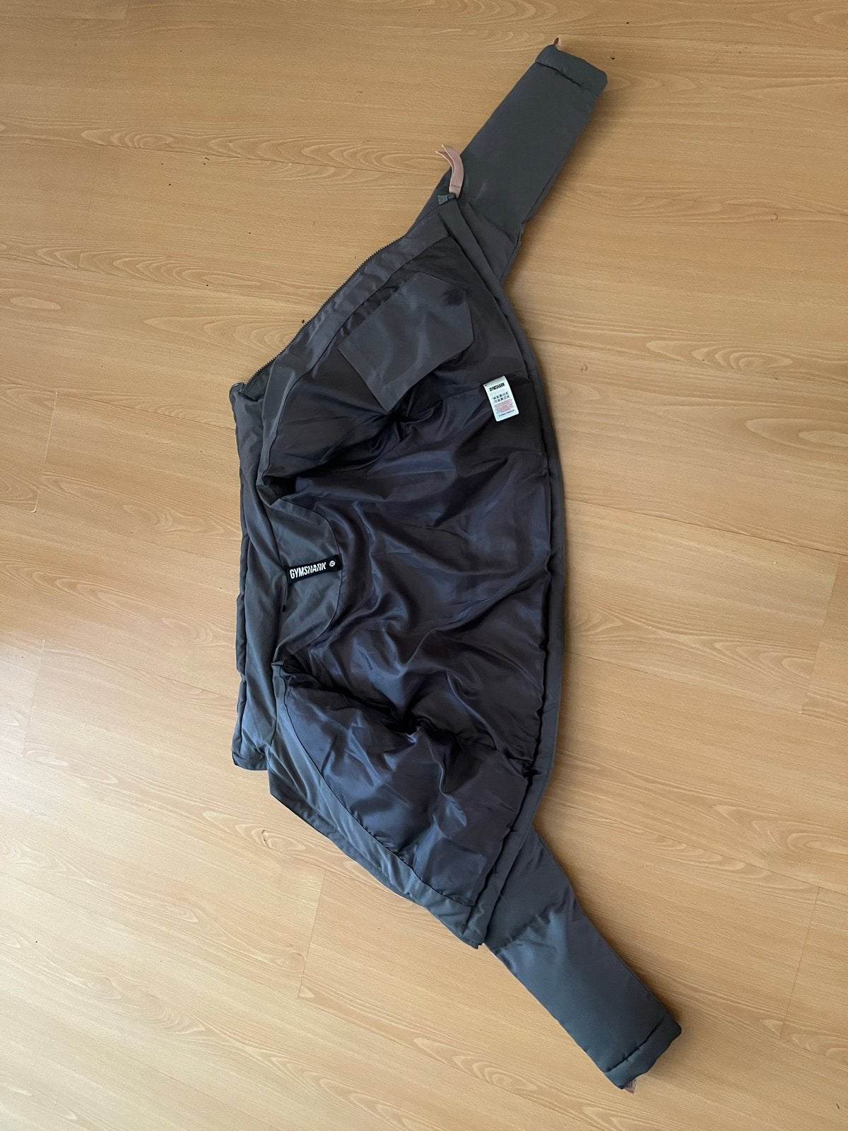 Gymshark Puffer Jacket - Maat XS, Ophalen of Verzenden, Zo goed als nieuw, Maat 34 (XS) of kleiner, Grijs