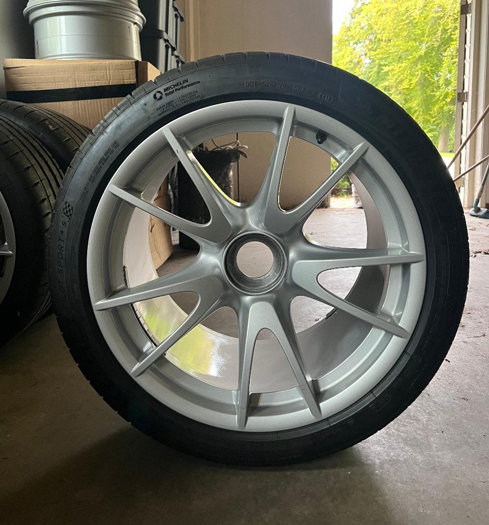 PORSCHE 997 GT3 RS 4.0 / GT2 RS velgen set 19”, 19 inch, Gebruikt, Ophalen of Verzenden, Personenwagen
