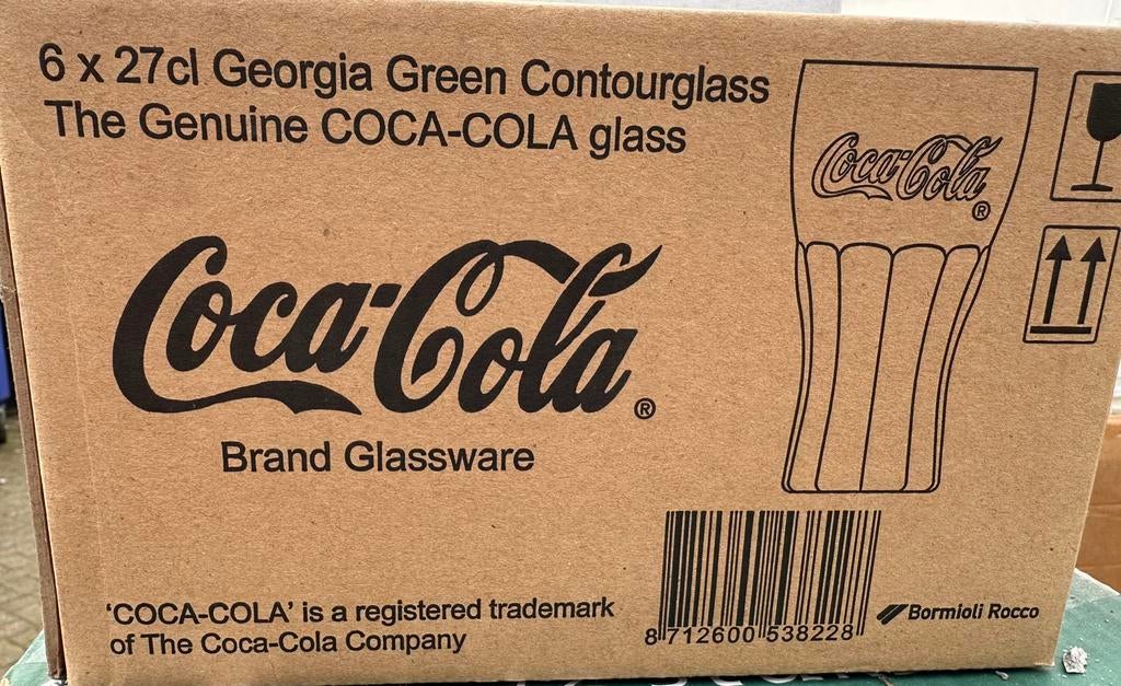 Coca Cola glazen NIEUW, Verzamelen, Glas en Borrelglaasjes, Ophalen, Nieuw, Frisdrankglas
