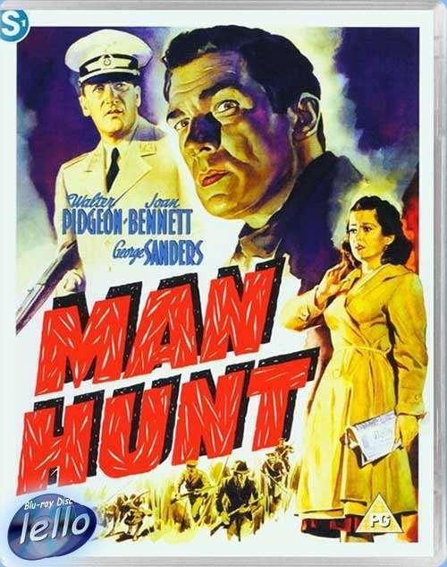 Blu-ray: Fritz Lang's Man Hunt (1941 Walter Pidgeon) UK nNLO, Cd's en Dvd's, Blu-ray, Ophalen of Verzenden, Nieuw in verpakking