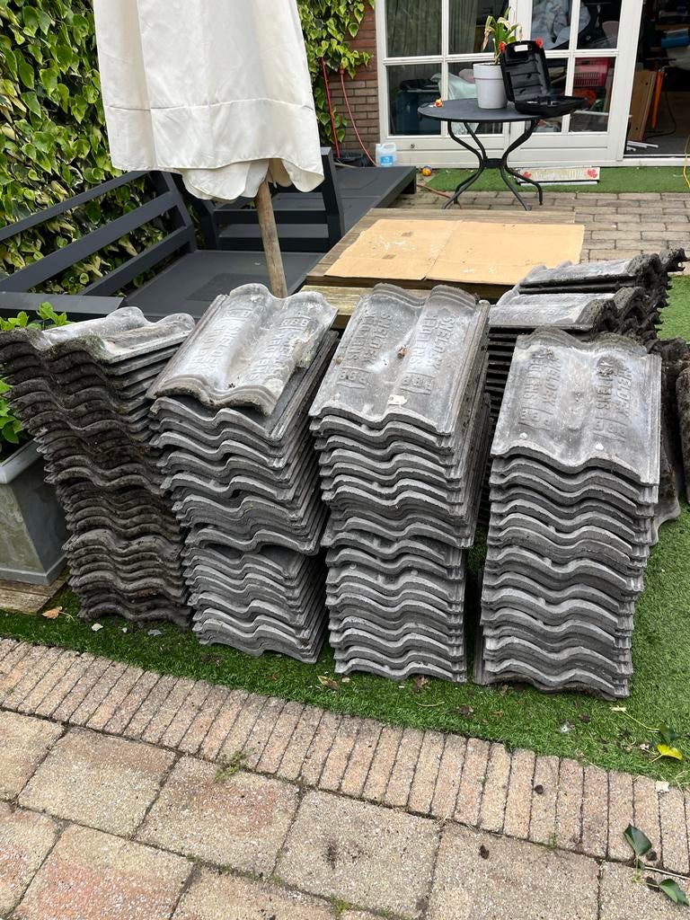 Gratis af te halen RBB Sneldek dakpannen, grijs, Overige materialen, Ophalen of Verzenden, Zo goed als nieuw, 15 m² of meer