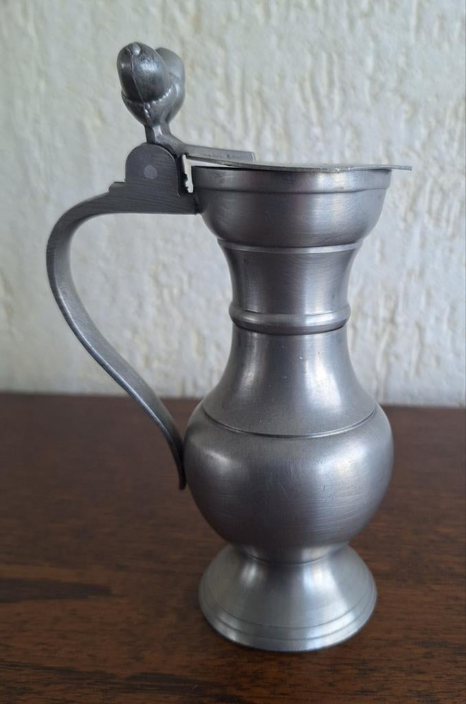 Te koop: antieke tinnen kan, Antiek en Kunst, Antiek | Tin, Ophalen