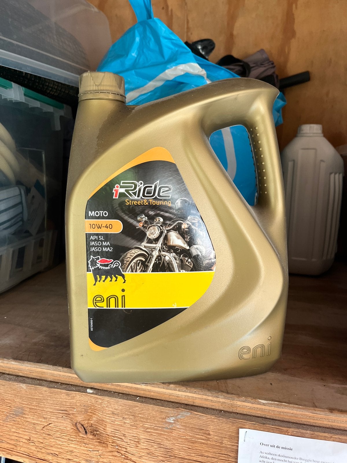 ENI I-Ride 10W-40 motorolie - 2 liter, Motoren, Accessoires | Onderhoudsmiddelen, Ophalen