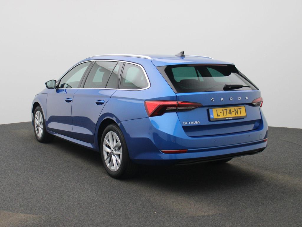 Skoda Octavia Combi 1.0 TSI Style | STOELVERWARMING | PARKEE, Auto's, Skoda, 12 maanden, Stof, Gebruikt, Blauw
