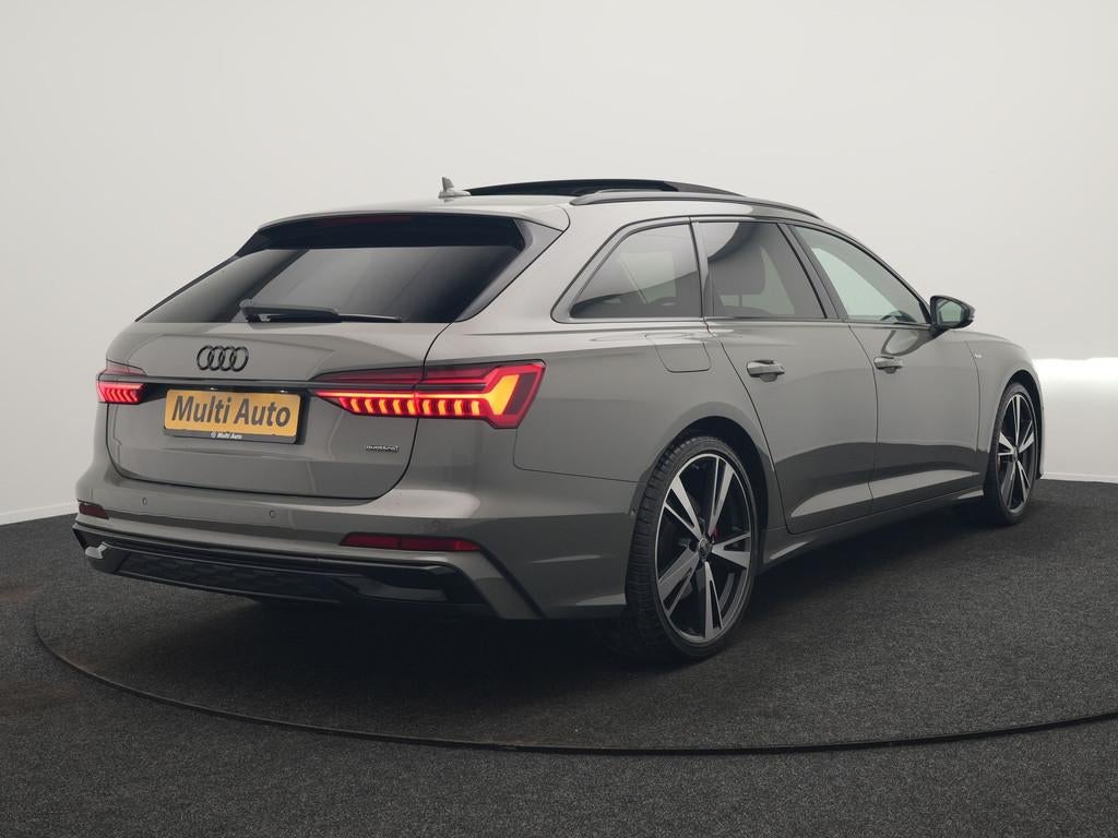 Audi A6 Avant 55 TFSI e Quattro Facelift S Line Competition, Auto's, Audi, Automaat, Gebruikt, Zwart, 4 cilinders