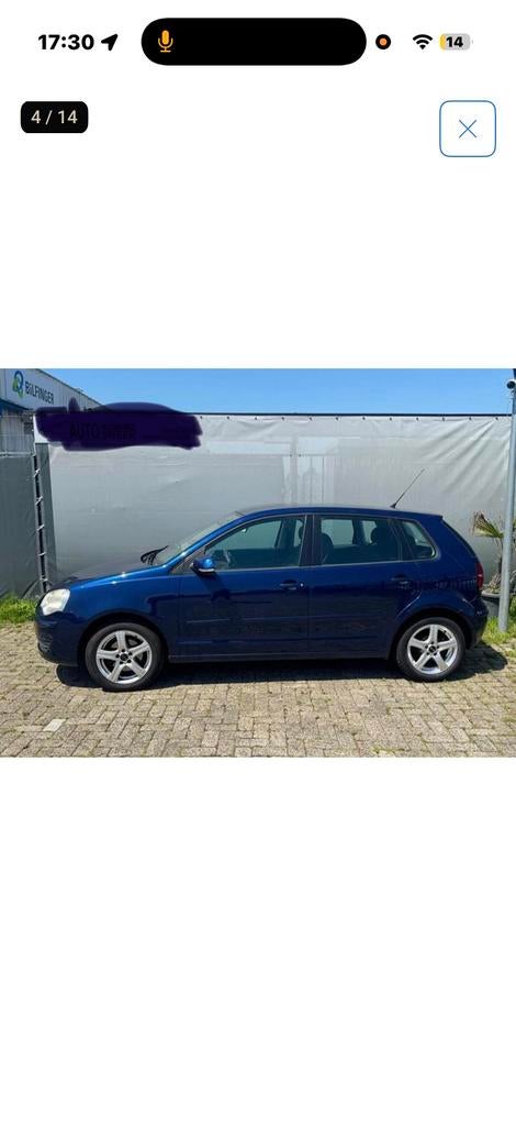 Volkswagen Polo 1.2 51KW 2008 Blauw, Voorwielaandrijving, 40 €/maand, 540 kg, Blauw