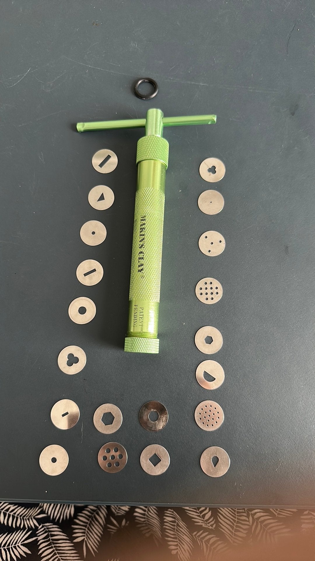 Kleipistool MAKIN'S PROFESSIONAL ULTIMATE CLAY EXTRUDER, Hobby en Vrije tijd, Groen, Overige thema's, Zo goed als nieuw, Machine