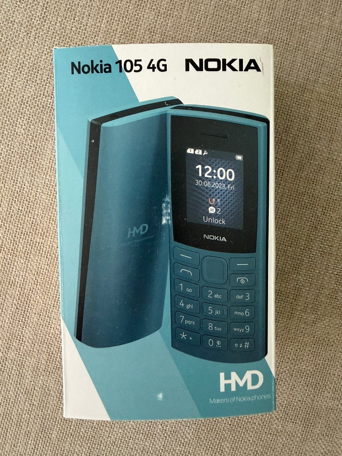 Nokia 105 4G  -  niet uit verpakking geweest, Ophalen of Verzenden, Zo goed als nieuw, Geen camera, Zwart