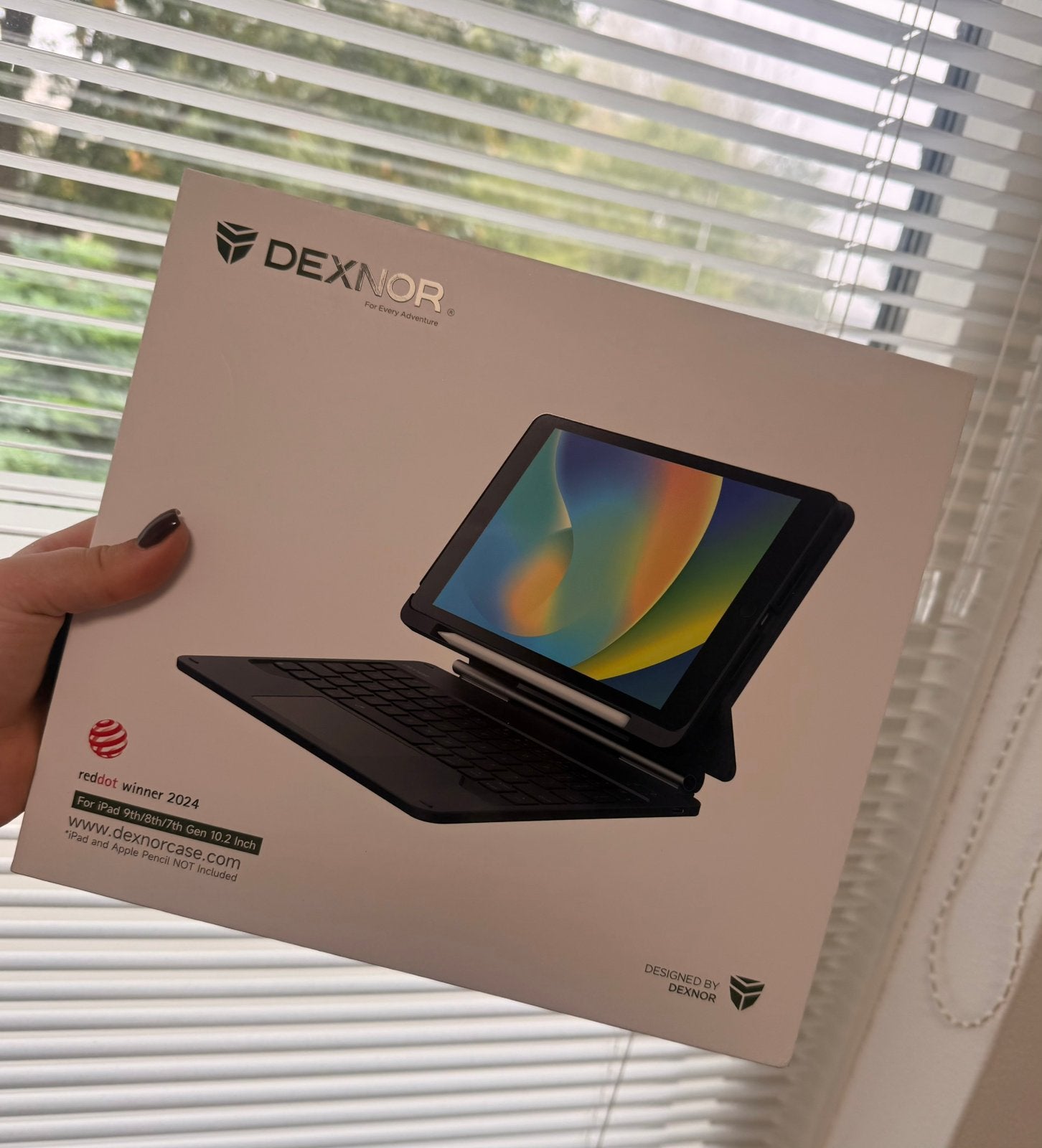 Dexnor ipad houder toetsenbord, Ophalen of Verzenden, Nieuw, 10 inch, Bescherming voor- en achterkant