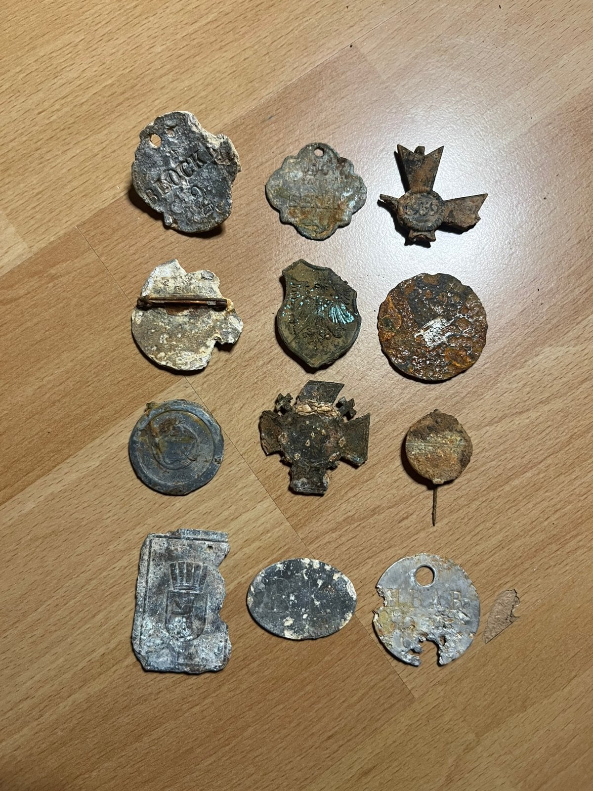 Lot bodemvondsten berlin wo2 ww2 bovo origineel, Ophalen of Verzenden, Duitsland