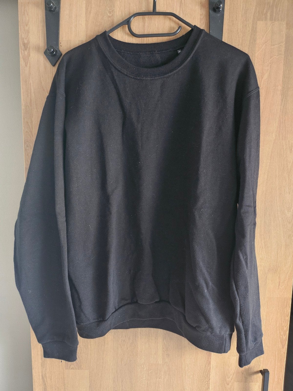 Zwarte sweater met 'Click uitzendbureau' logo - Maat M, Onbekend, Maat 48/50 (M), Zwart, Ophalen of Verzenden