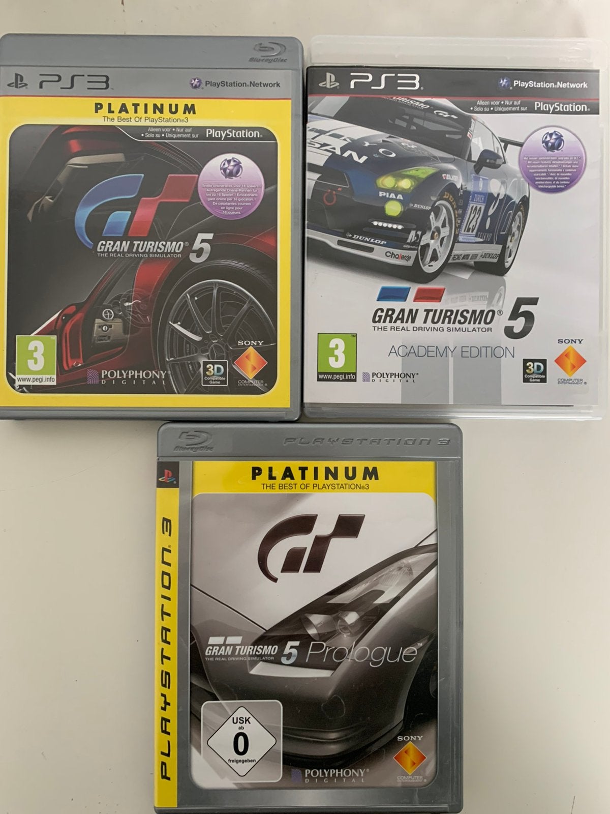 Ps3 3x Gran Turismo voor 6,-, 1 speler, Racen en Vliegen, Ophalen of Verzenden, Zo goed als nieuw